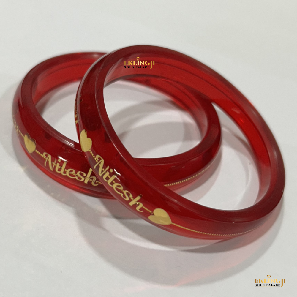 Red Plastic Polo Bracelet Set for Women – 2 Pieces Image 7